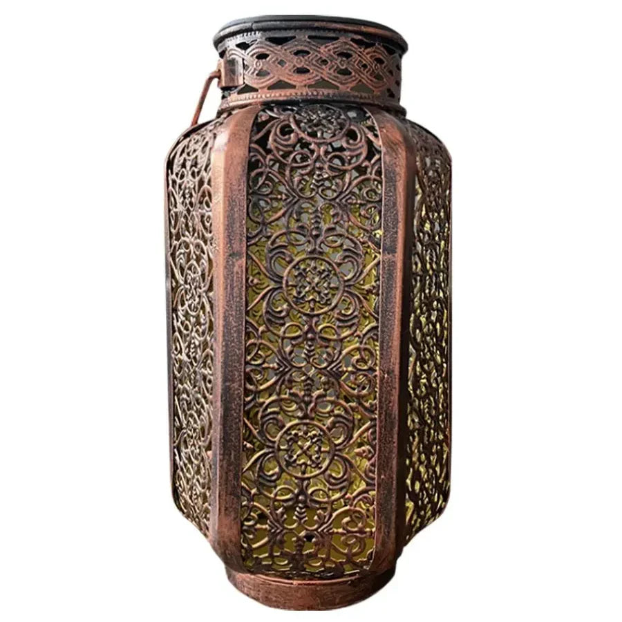 Lanterne Solaire Métal Décorative