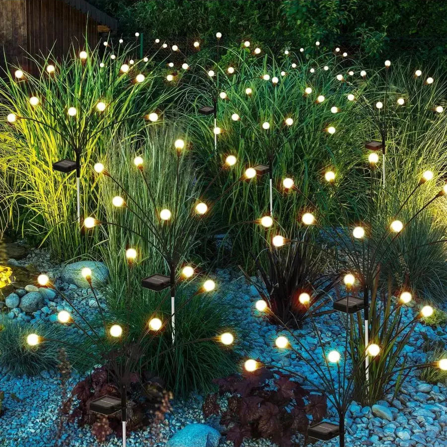 Lampe de Jardin LED Lucioles Solaire