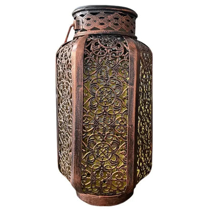 Lanterne Solaire Métal Décorative