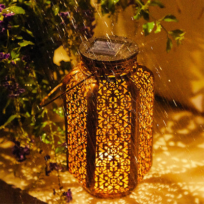 Lanterne Solaire Métal Décorative